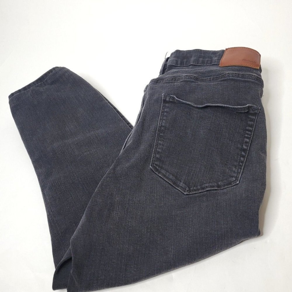Madewell Women's Size 32 Skinny Skinny Ankle High Rise Black Jeans